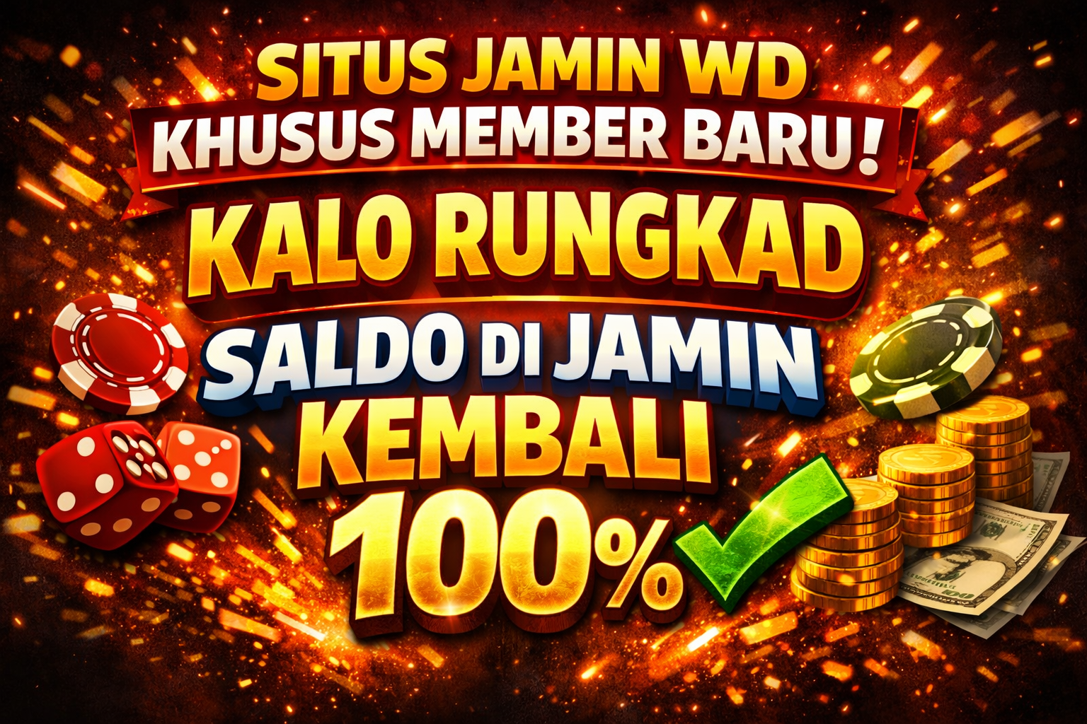 RUNGKAD SALDO KEMBALI 100%